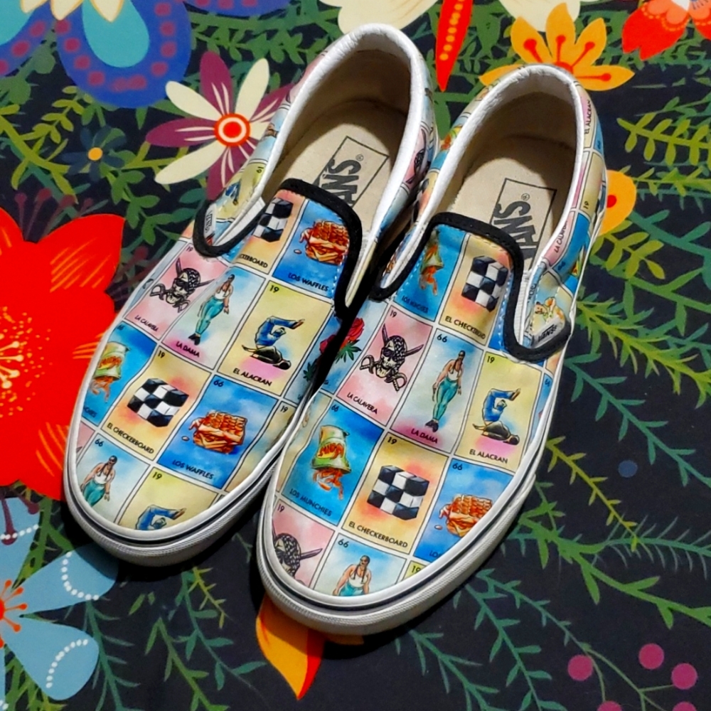 loteria slip ons